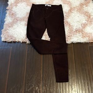 Old Navy Plum Rockstar Super Skinny Mid Rise Pants Womens Size 4